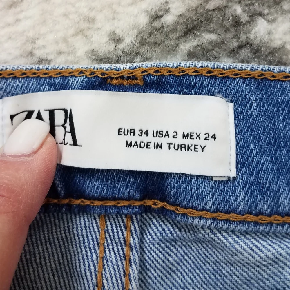 Zara Denim Long Shorts/Jorts